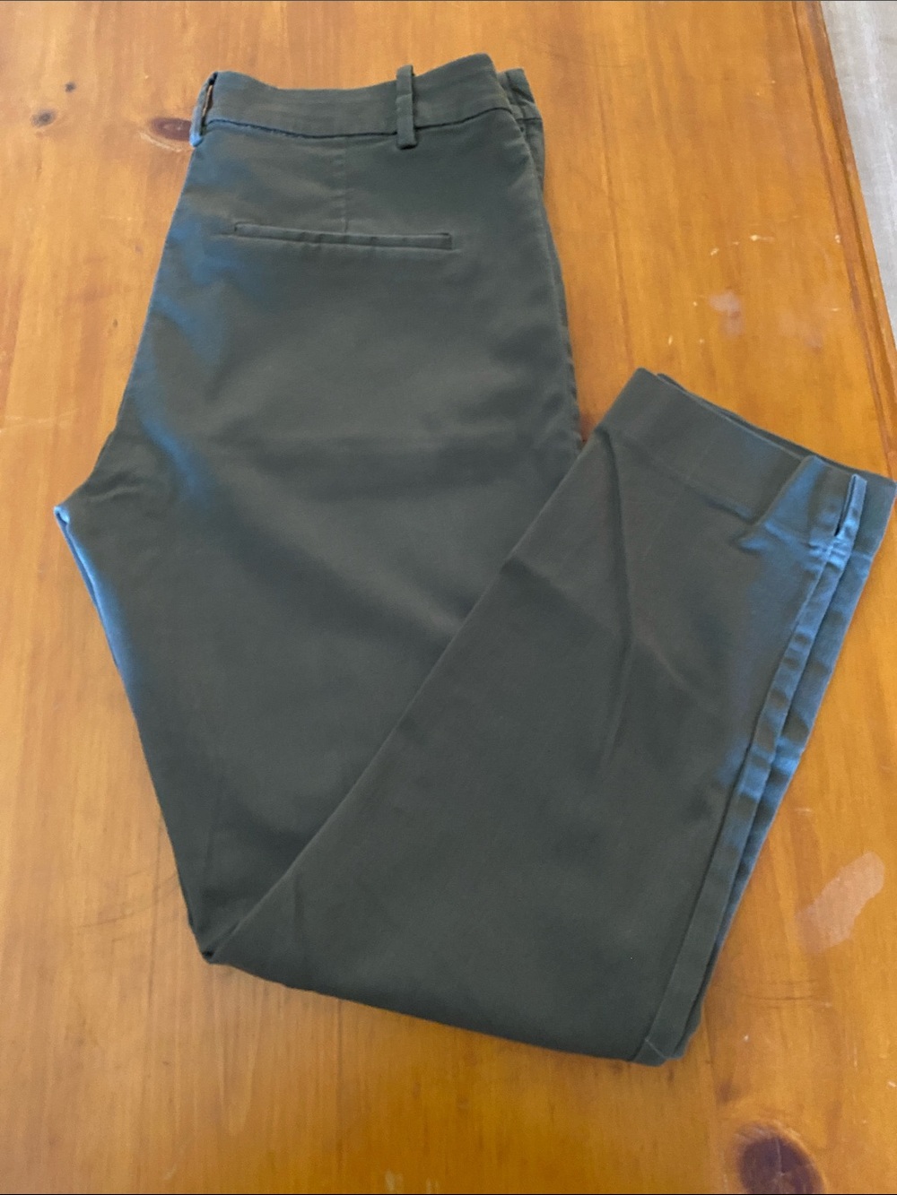 H&M Dark Green Tailored Women's Trousers